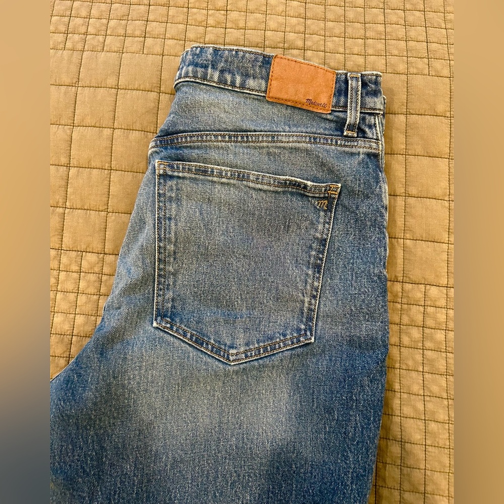 Madewell The '90s Straight Crop Jean in Concho Wash - Picture 5 of 6